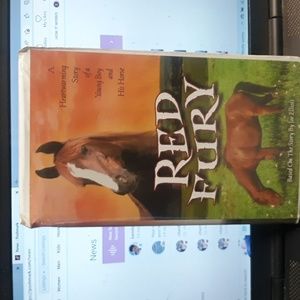 Red Fury VHS tape (SKU stock shelf)